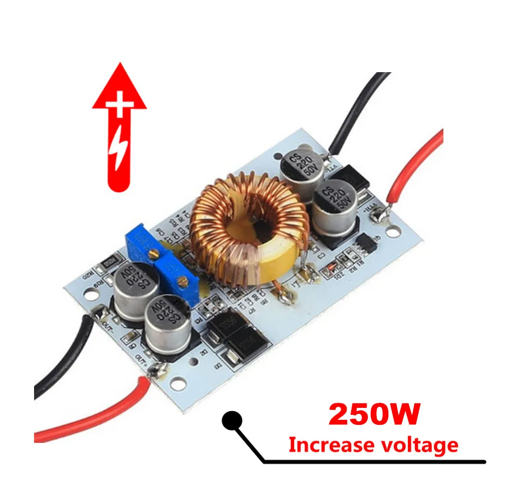 Asiproper 15A 400W DC-DC Power Converter Boost Module Step Up Constant Power 