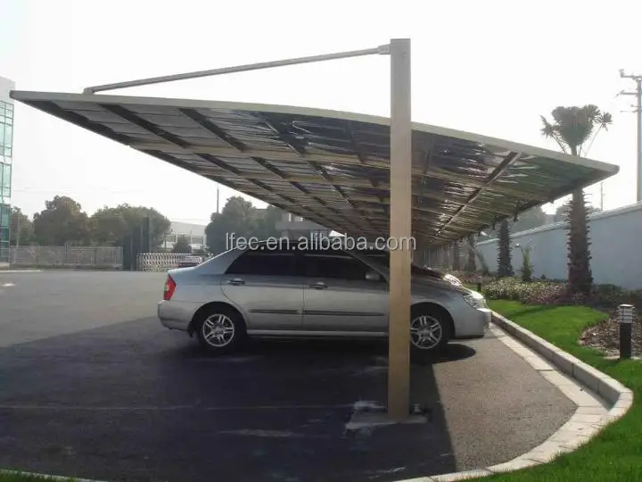 Prefab Waterproof Steel Parking Structure Roofing Shed