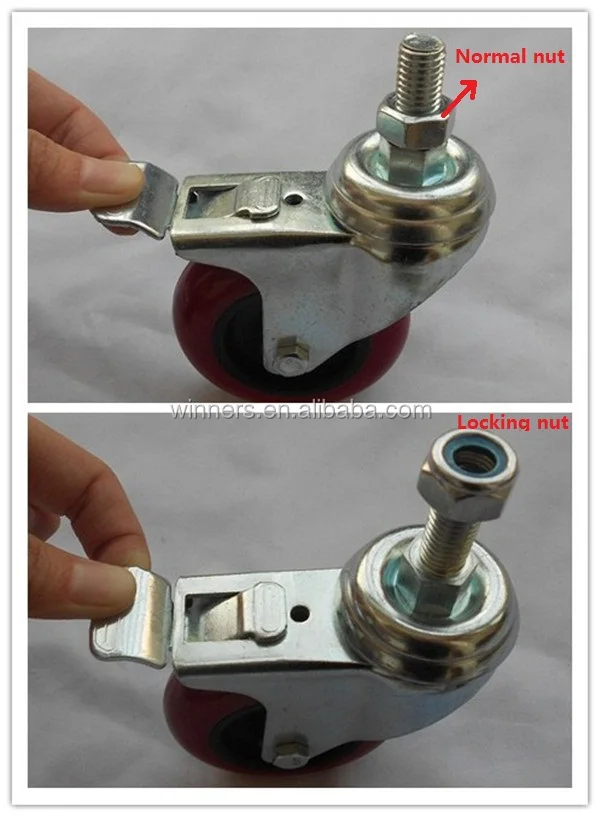 75mm Pu Material Furniture Leg Caster Buy Small Furniture Casters