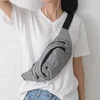 waterproof unisex nylon 3 pockets fanny pack wear-resistance waist bag custom logo
