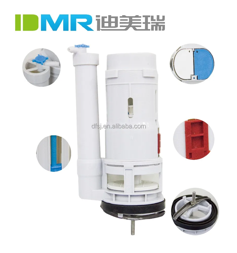 
water saving bathroom toilet flush tank parts cistern dual flush valve 