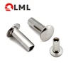 Customized Metric Umbrella Metal Push Stainless Steel Round Head Semi-Tubular Rivet