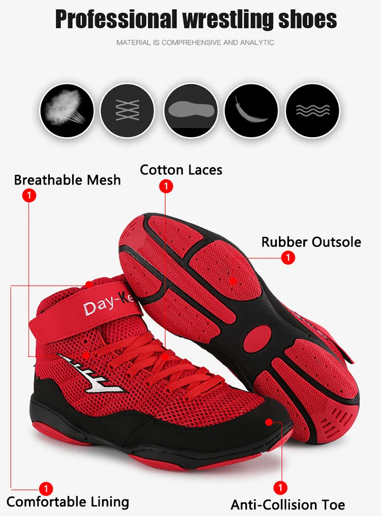 Wholesale And Custom Professional Combat Fitness Bodybuilding Gym Boxing Shoes For Men Buy