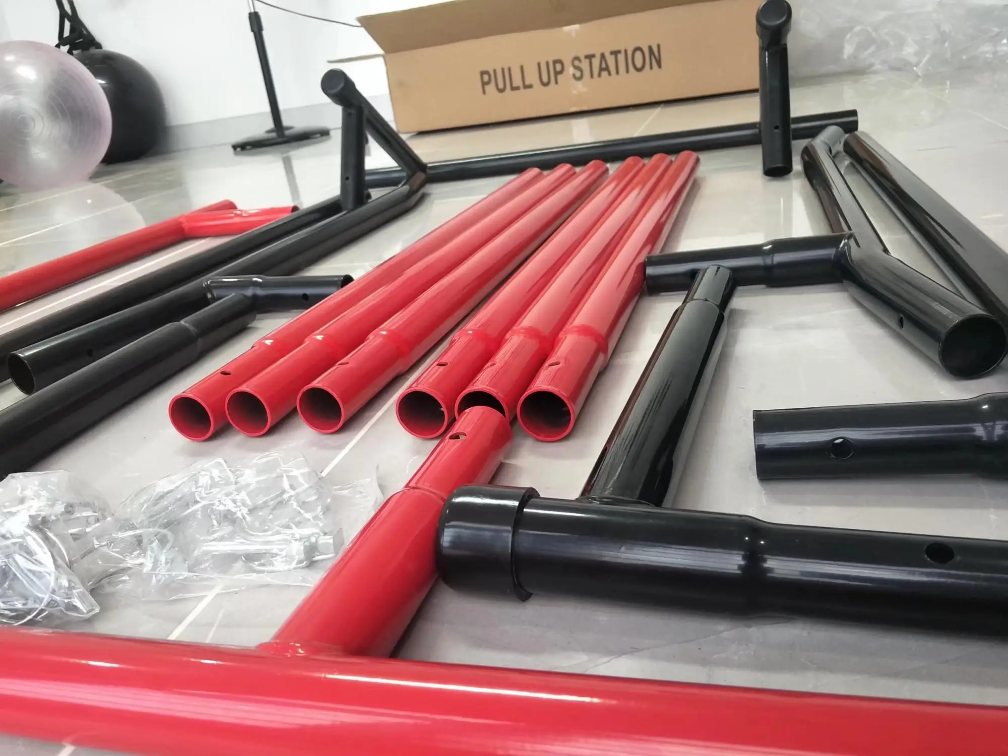 Wellshow Oem Pull Up Mate Portable Standing Chin Pull Up Station