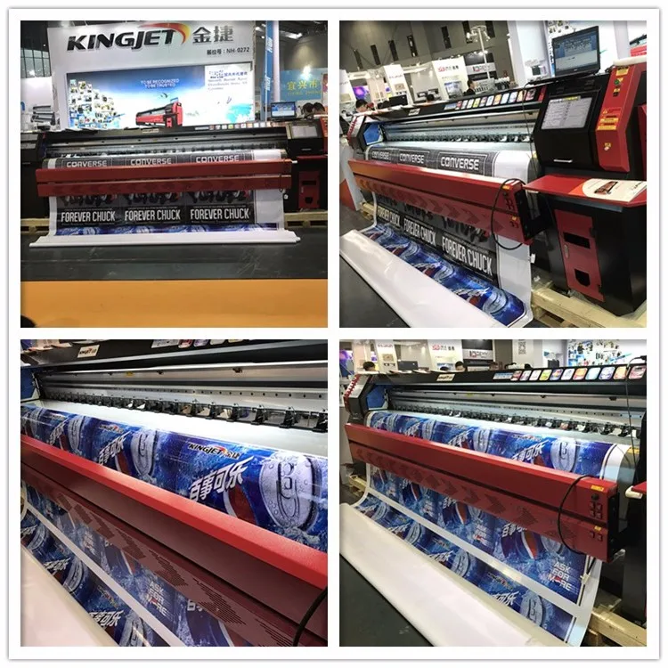 3.2m Large Format Flex Banner Printing Machine With Konica Minolta 512i ...