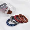 20pcs Elastic ropes ponytail holder gold Scrunchies Girl Coil Rings Hair ties