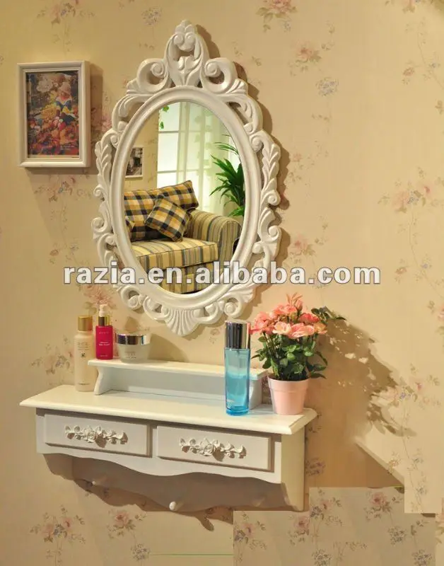 Cheap Wall Dressing Mirror With Cabinet Simple Dressing With Wod