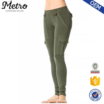 olive green leggings with pockets