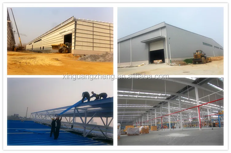 Prefab light steel structure depot warehouse