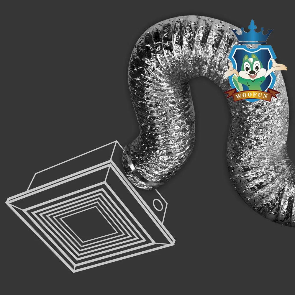 factory supplier air conditioning fire resistant flexible duct