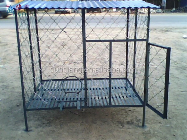 Metal Dog House/ Roof Dog Cage - Buy Metal Dog House,Roof Dog Cage ...