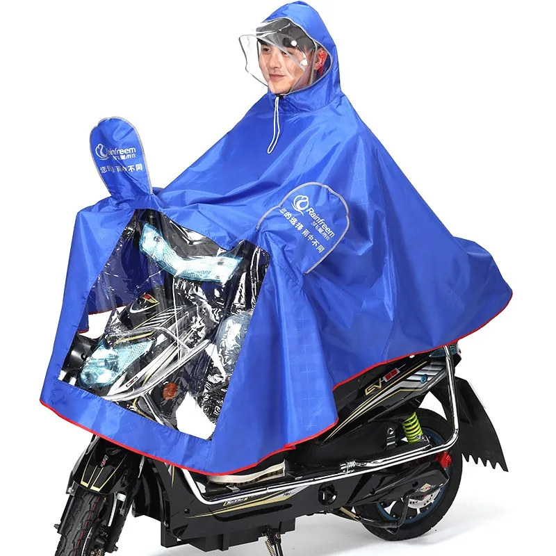 Rainfreem Motorcycle Riding Rain Poncho Waterproof Cycling Raincoat