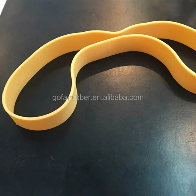 Customized Wide Silicone Rubber Band For Fitness Moulding Qingdao Port
