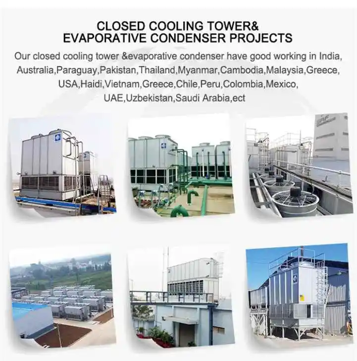 square induced draft counter flow cooling tower factory