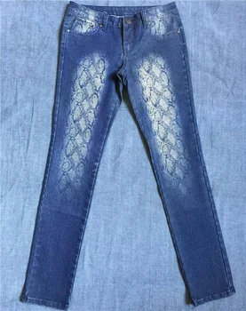 laser print jeans