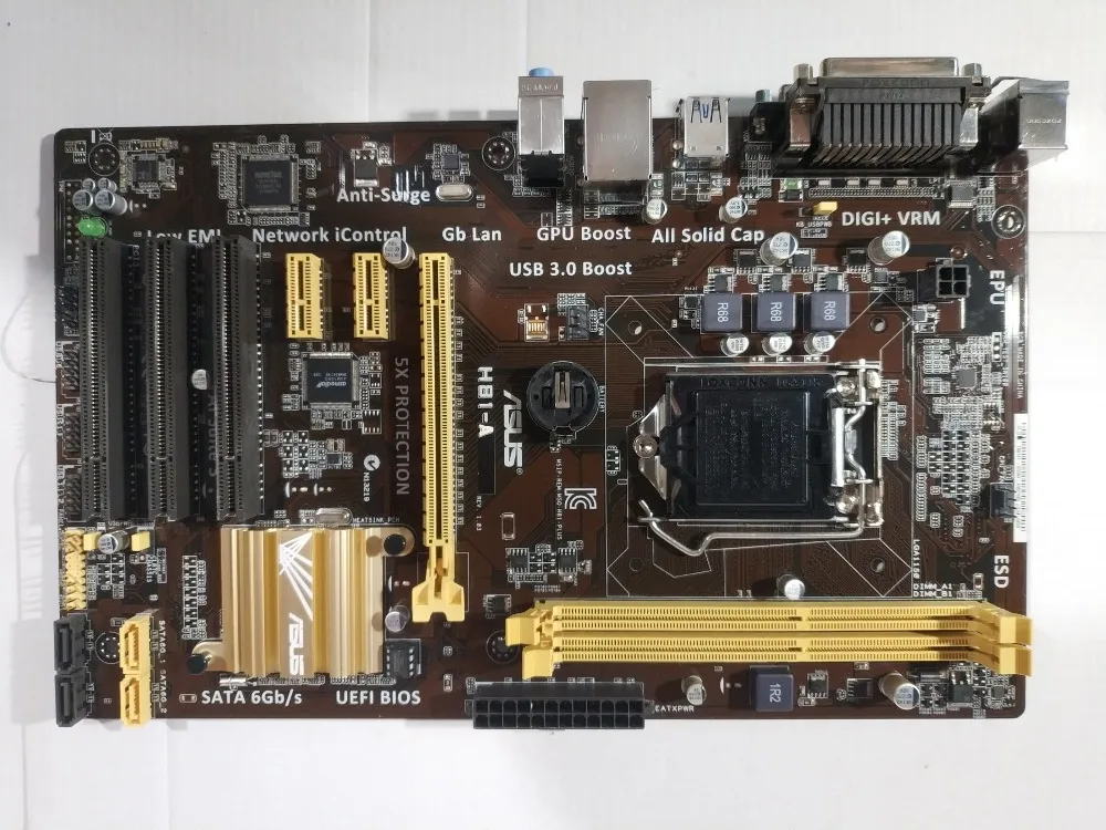 desktop mainboard h81m-d refurbished used motherboard
