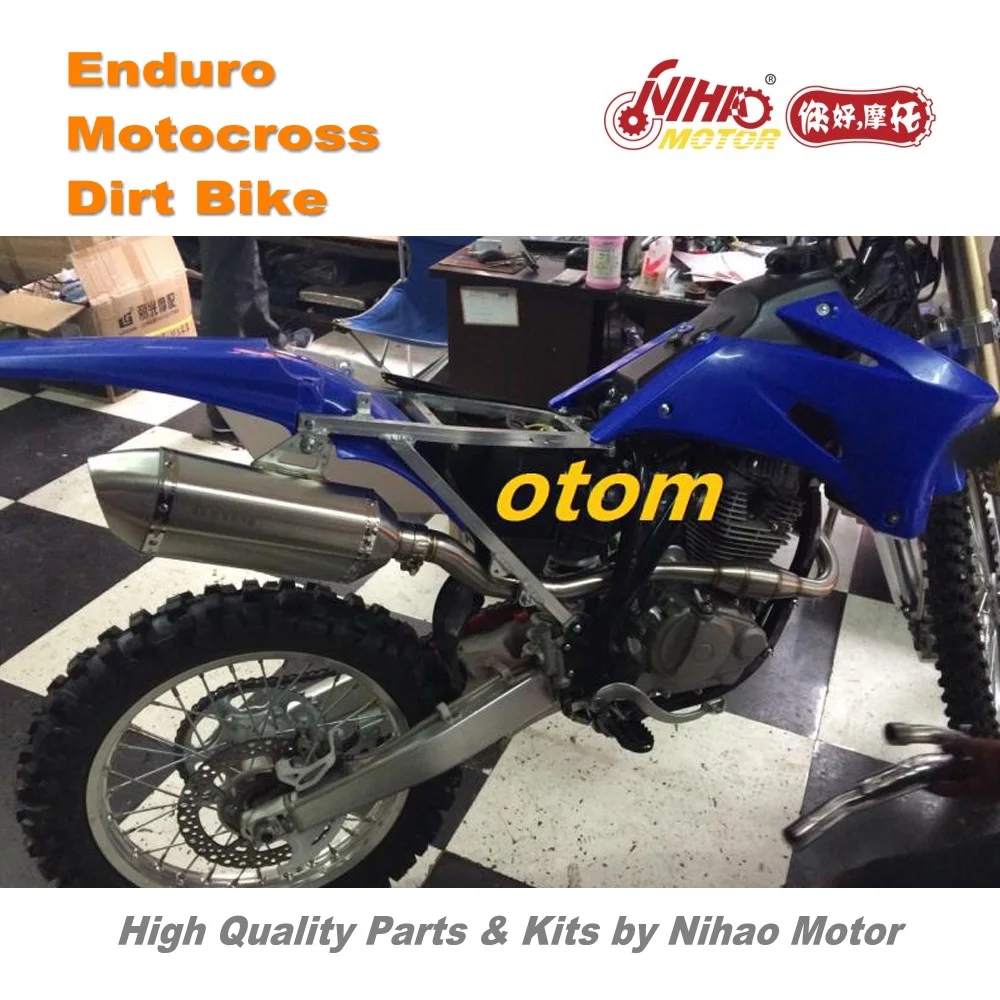 13 Motocross Parts Universal Performance Muffler Exhaust Pipe Kit