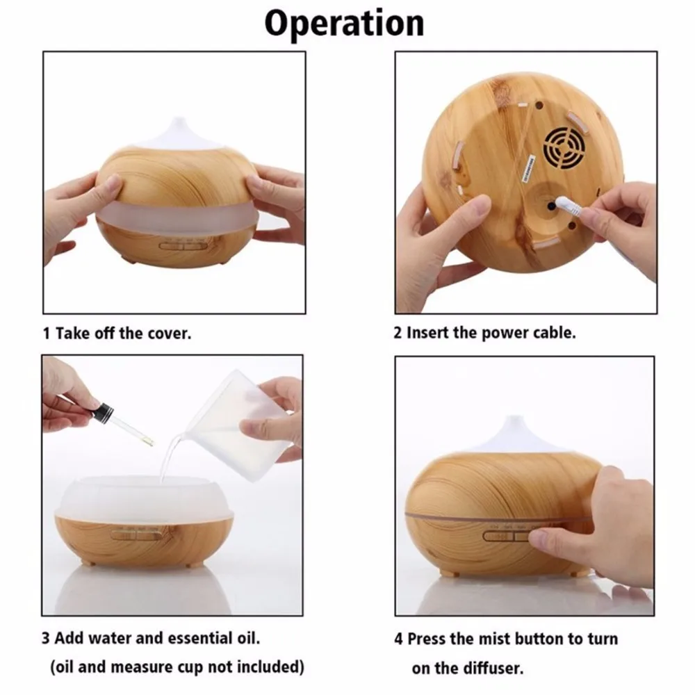 Huge Room Electric Fragrance Oil Diffuser Ultrasonic Atomizer Mister