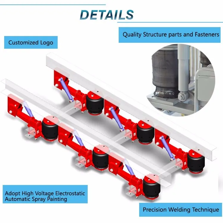 Bpw Axles Exported Trailer Shock Absorber Air Ride Trailer Suspension ...