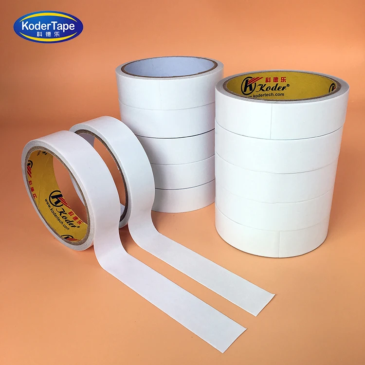 Double Sided Tissue Tape With Hotmelt Adhesive - Buy Yellow Release ...