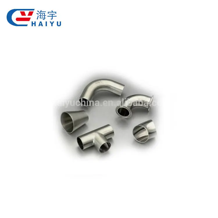 Sanitary stainless steel tube pipe fitting elbow
