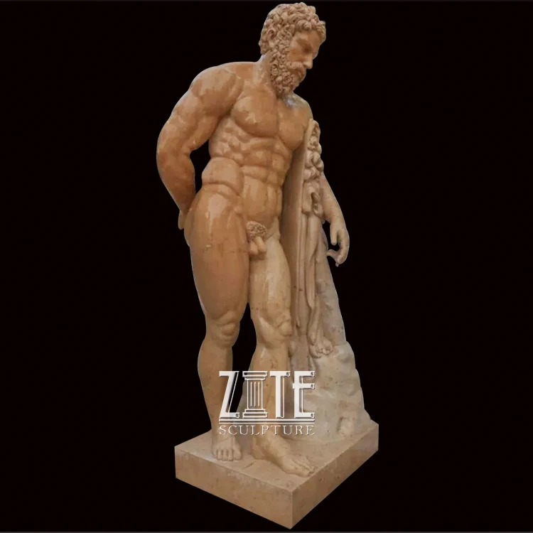 クラシックデザイン大理石ヘラクレス等身大ギリシャの彫像 Buy ライフサイズギリシャ彫像 Product On Alibaba Com
