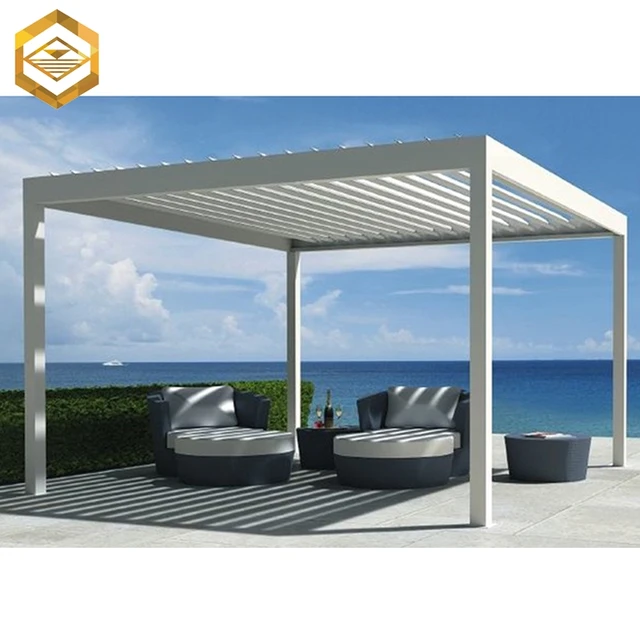 Hot Sale White Color Aluminum Japanese Pergola Kit Manufacture