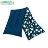 blue color custom design small microwave neck wrap heat pack