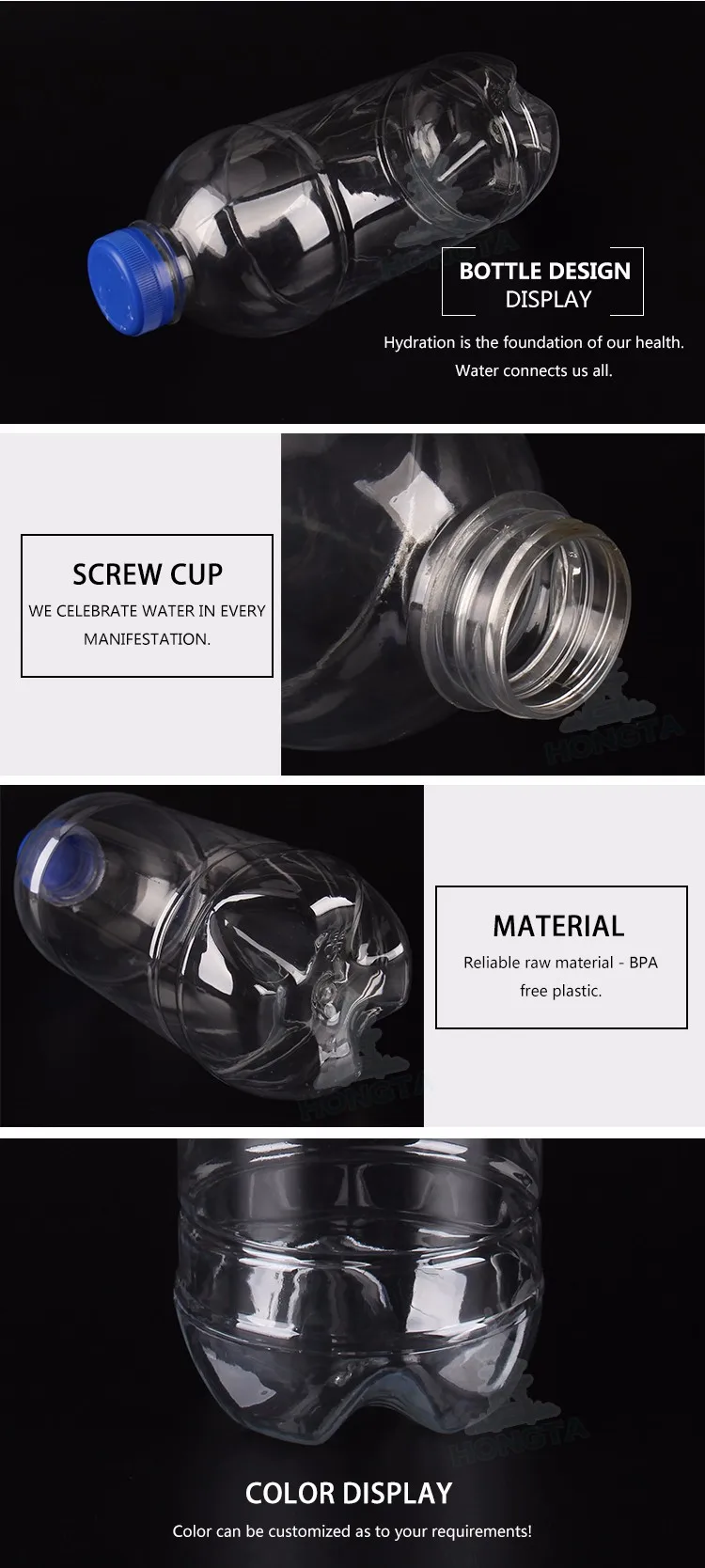 Best Price Karachi 500ml 1000ml Bpa Free Plastic Empty Mineral Mineral