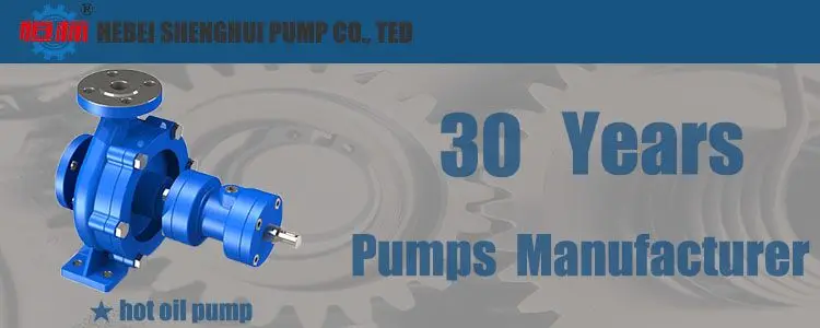 Hengbiao high efficiency factory sale 350 degree high temperature liquid circulation transfer thermal oil pump