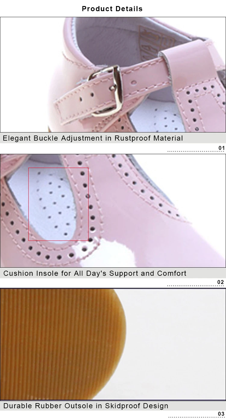 Leather Kids Mary Jane Shoes
