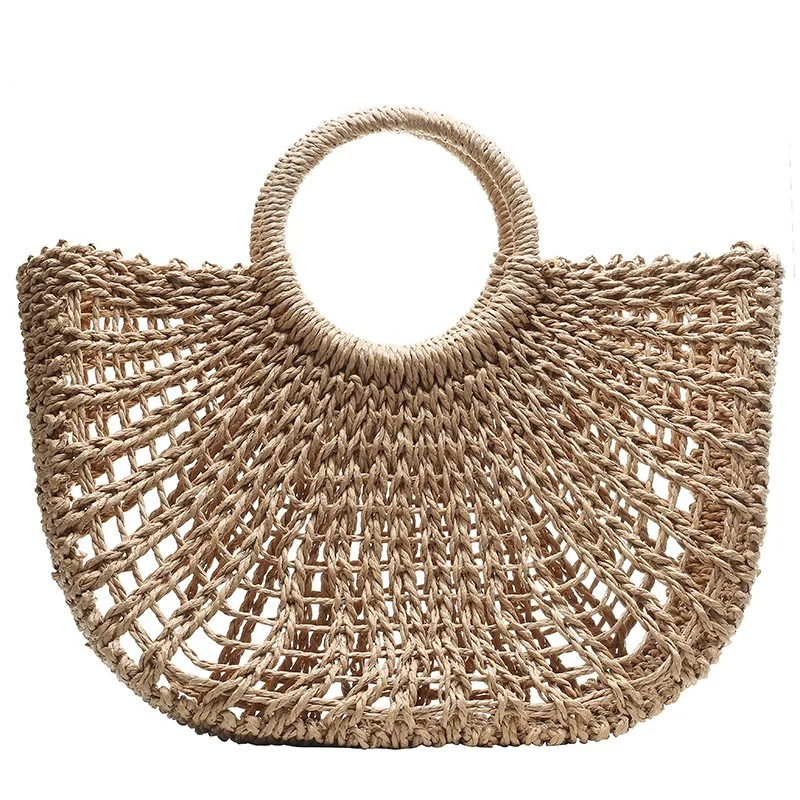 designer straw tote