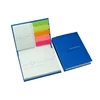 custom promotional hard cover book sticky notes pads