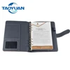 Executive use a5 metal 6 ring binder notebook cover file folder