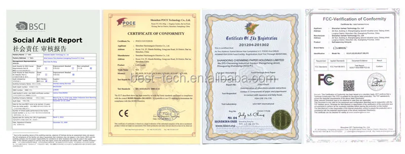 Certificates