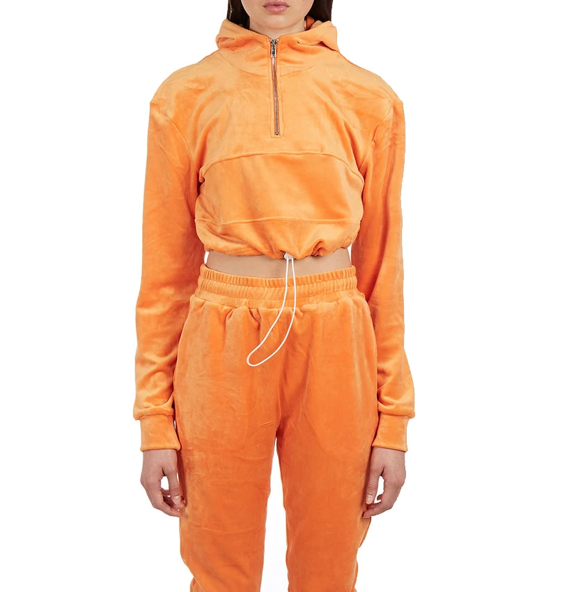 womens orange tracksuit