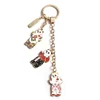 Tourist souvenirs Panda key fastener, metal enamel animal key fastener, activity gift key chain