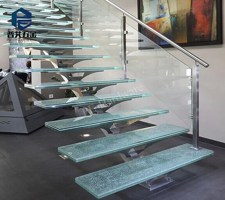 Residential Tempered Glass Stair Design Buy Glass Stair,Residential