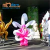 carnival event show performance White dance inflatable octopus wing costume