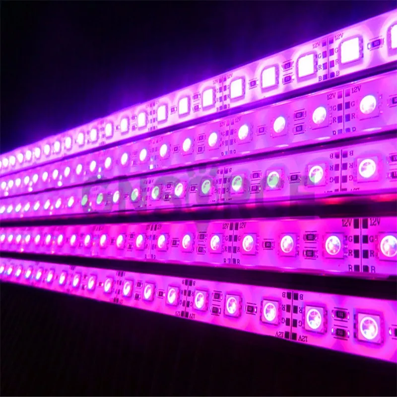 High quality 5050 led trip rgb low voltage 12/24v RGB regid strip light for home decoration