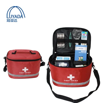 Lyd 2018 Travel Camping First Aid Kit Box Two Layer Doctor Medical Medicine Cabinet Capacity Bag