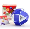 Snake Speed Cube Puzzle Fidget Cube Toy Twisty Puzzle Twist Magic Ruler Cube Christmas Gifts