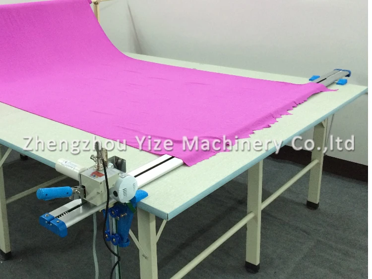 Manual Fabric Cutting Machine Straight And No Burrs Fabric End Cutter