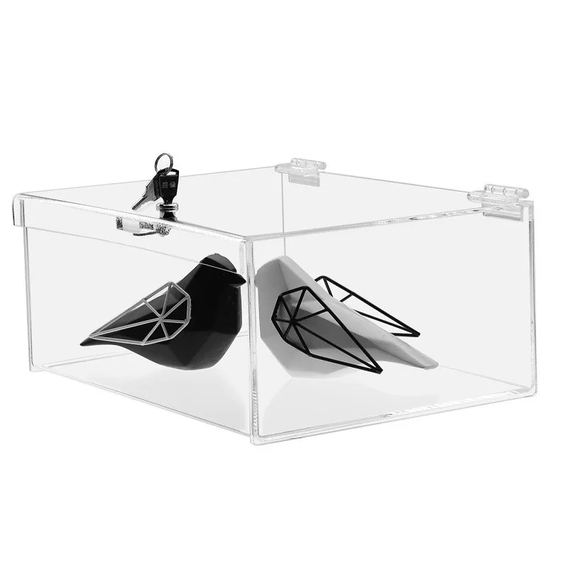 Acrylic Lucite Locking Imperial Crown Box Display Premium Case Buy