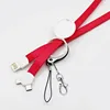 Peiba promotional gift items 3in1 lanyard USB cable charging for ios for android for type c quick charge