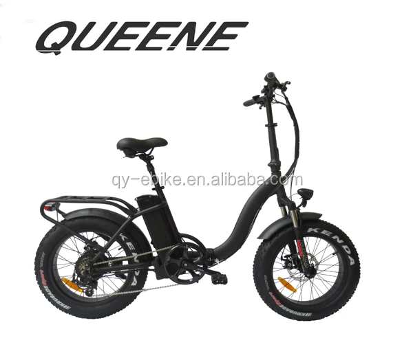 folding step through electric bike