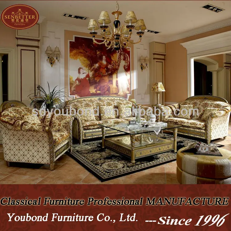Italy Fancy Design Clic Furniture 0016 Sofa Set Luxury European