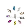 3254 Diamond Leaf Bling Flat Back Glass Mix Color Sew-On Glass Rhinestones