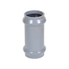 UPVC PVC Plastic Pipe Fitting Joint Socket Two Faucet Couplings Din With Rubber Ring