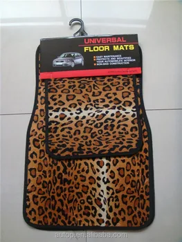 Autop Custom Fit Wholesale Pvc Tiger Leopard Print Car Floor Mat